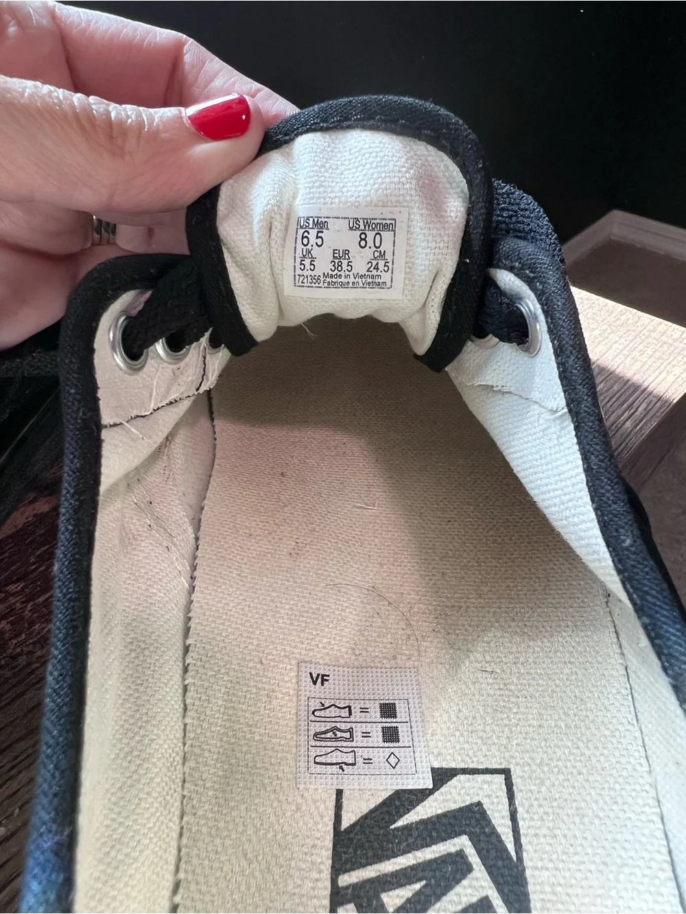 Blackout Lace-Up Vans